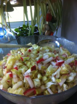 Radish and Celery Salad (with Malt and Dill Vinaigrette)