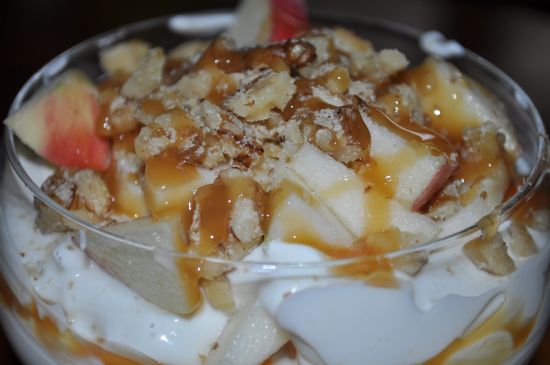 Caramel Apple Yogurt Parfait