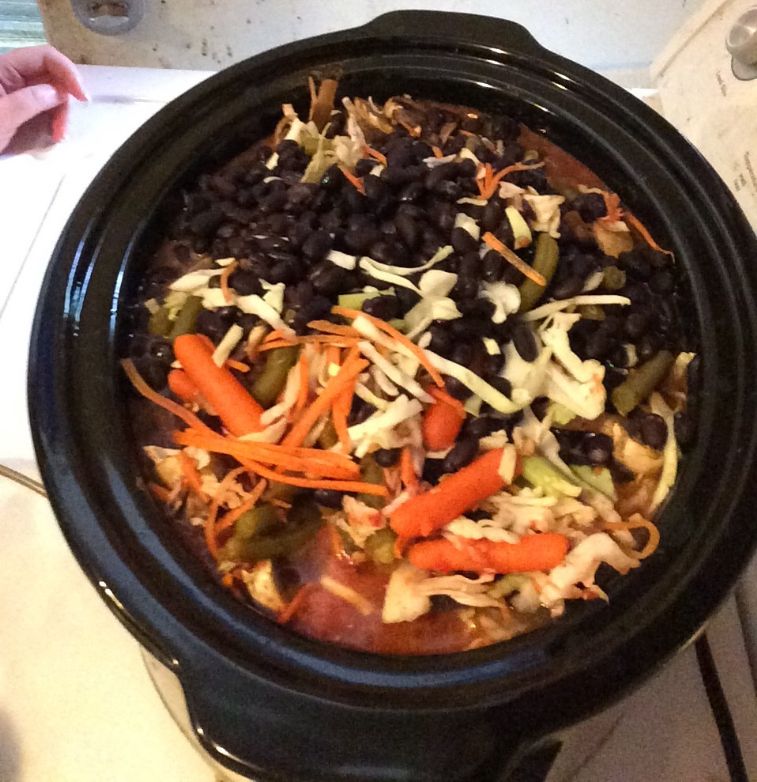 Detox Crockpot Cabbage Soup (vegetarian)