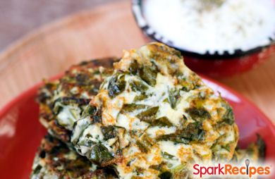 Cheesy Spinach Squares