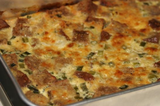 Savory Bread and Cheese Bake