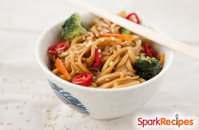 Noodles with Easy Peanut Sauce