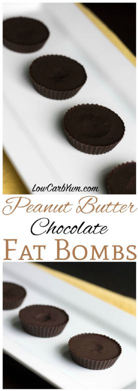 Chocolate Peanut Butter Keto fat Bombs