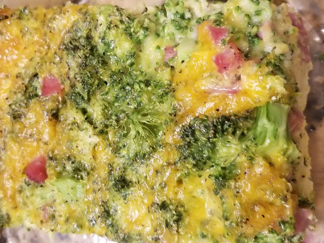 broccoli cheese egg bake
