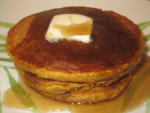 Virginia's Yummy and Delicious Pumpkin Oat Pancakes