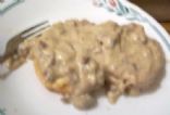 Homemade Sausage Gravy and Biscuits