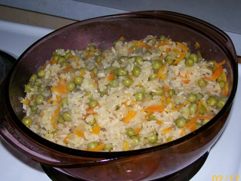 Rice and Green Pea Side Dish
