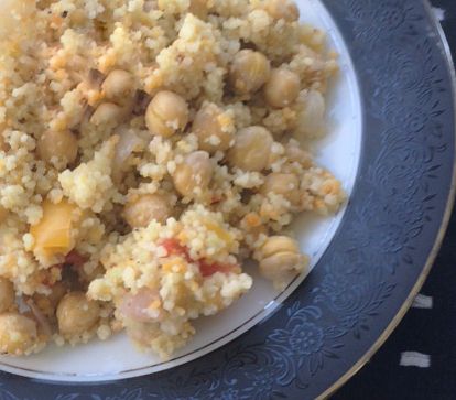 lemon couscous with chickpeas