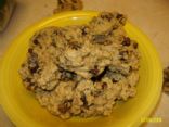 Chewy oatmeal chocolate chunk cookies