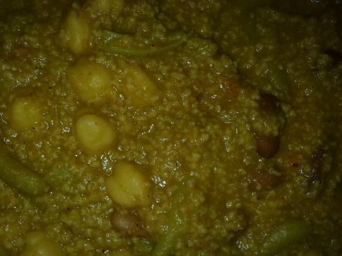 Black beans - Rajma - Millet pulao