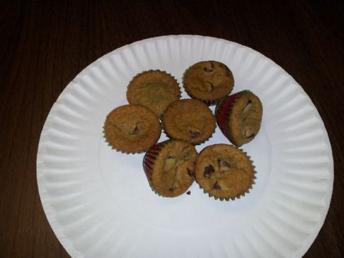 Mini chocolate cookie cups (from Alton Brown's recipe The Chewy)