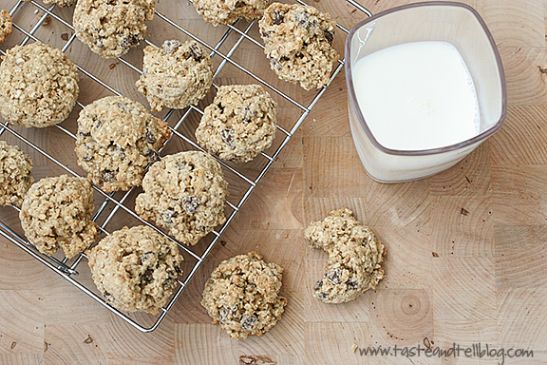 Whole wheat oatmeal banana cookies