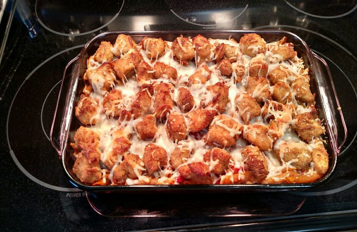 Chicken Parm Baked Ziti