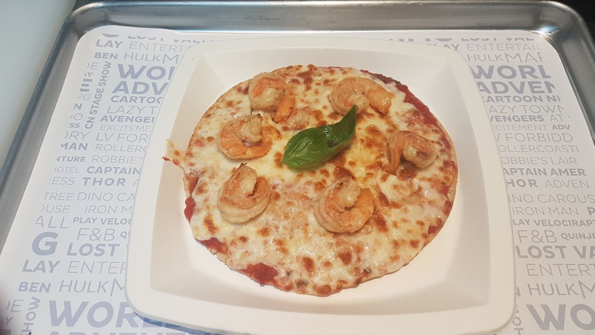 Wholemeal Pizza with Prawns