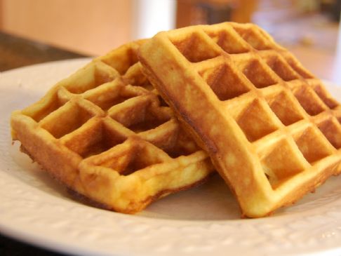 corn flour waffles