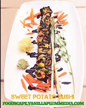 Sweet Potato Vegan Sushi Rolls