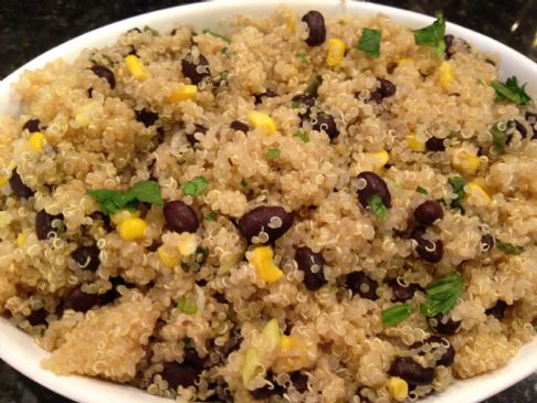 Quinoa with Black Beans and Corn