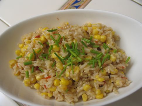 Zesty Rice and Corn (quick recipe!)
