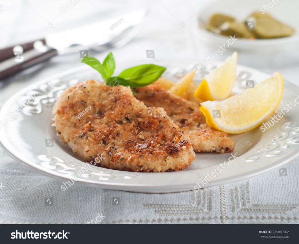 Pan Fried Pork Chops - with Corn Chex and Mustard