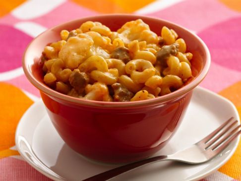 Slow Cooker Cheeseburger Mac Attack