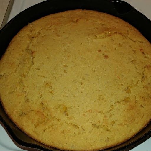 Mexican Cornbread - with beef, cheese, onions and peppers