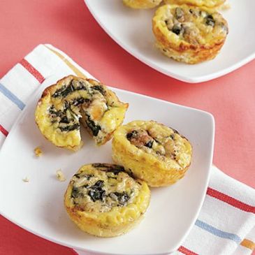 Philly Cheese Crustless Mini Quiche