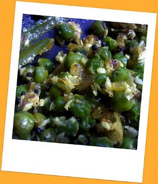 Green peas bhaji