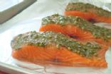 Salmon Filet with Orange Thyme Pesto