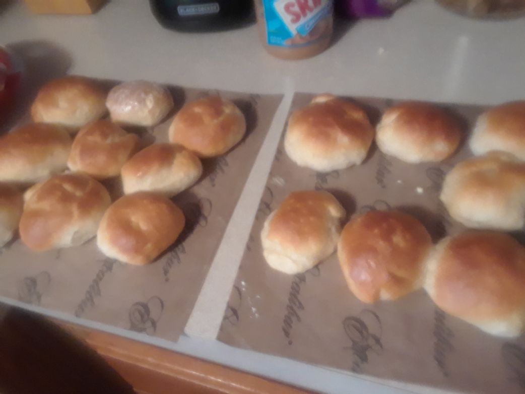 White Sausage Rolls and Dinner Rolls