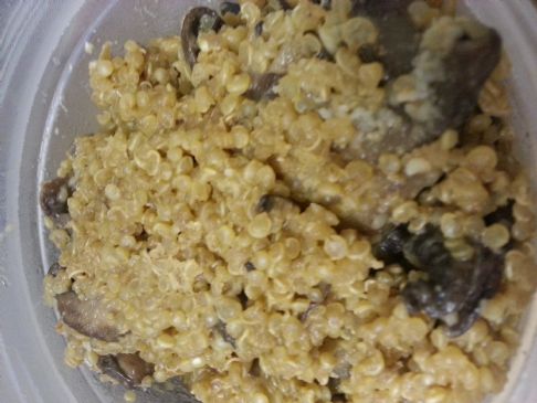 Quinoa Risotto With Shitake Mushrooms