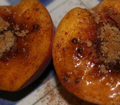 Broiled Peaches