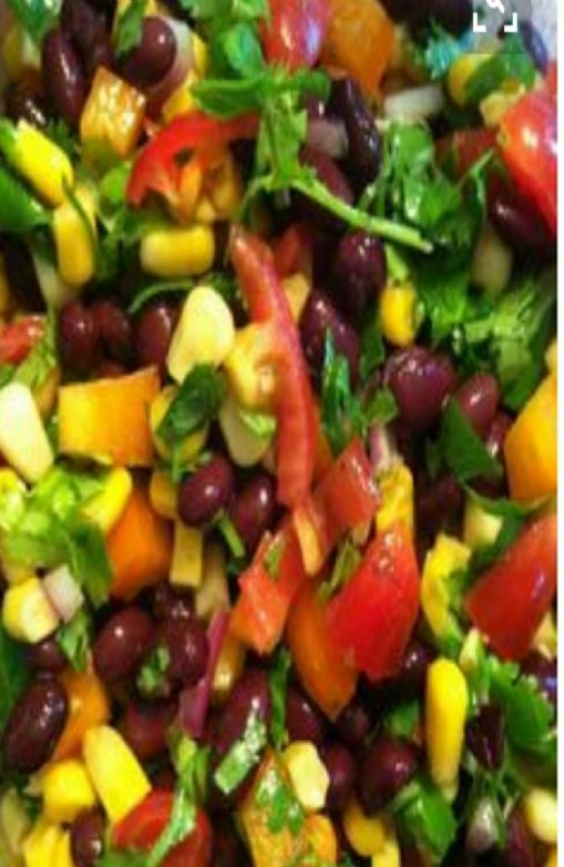 Sweet corn and black bean salad