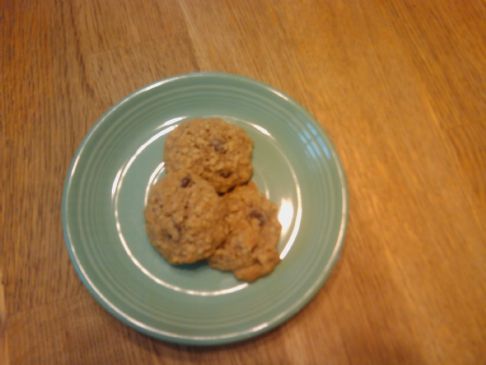 Lo-Cal Dark Chocolate Oatmeal Cookies