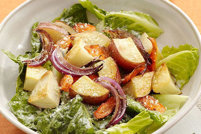 Ranch Salad with Roasted Vegetables