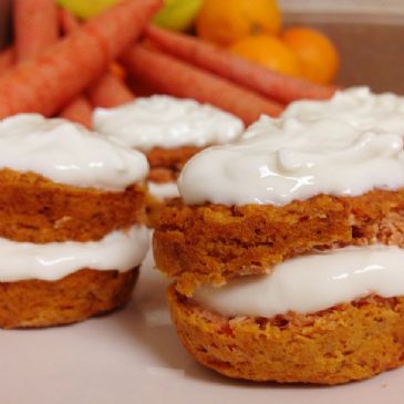 Rice Flour Banana Carrot Cupcakes