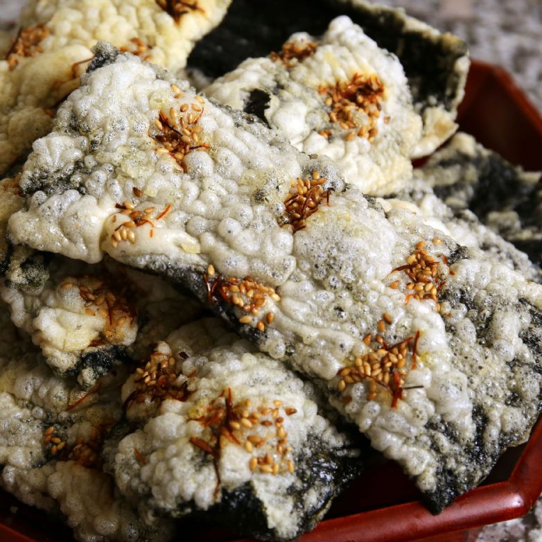 Korean seaweed chips (Gim-bugak)