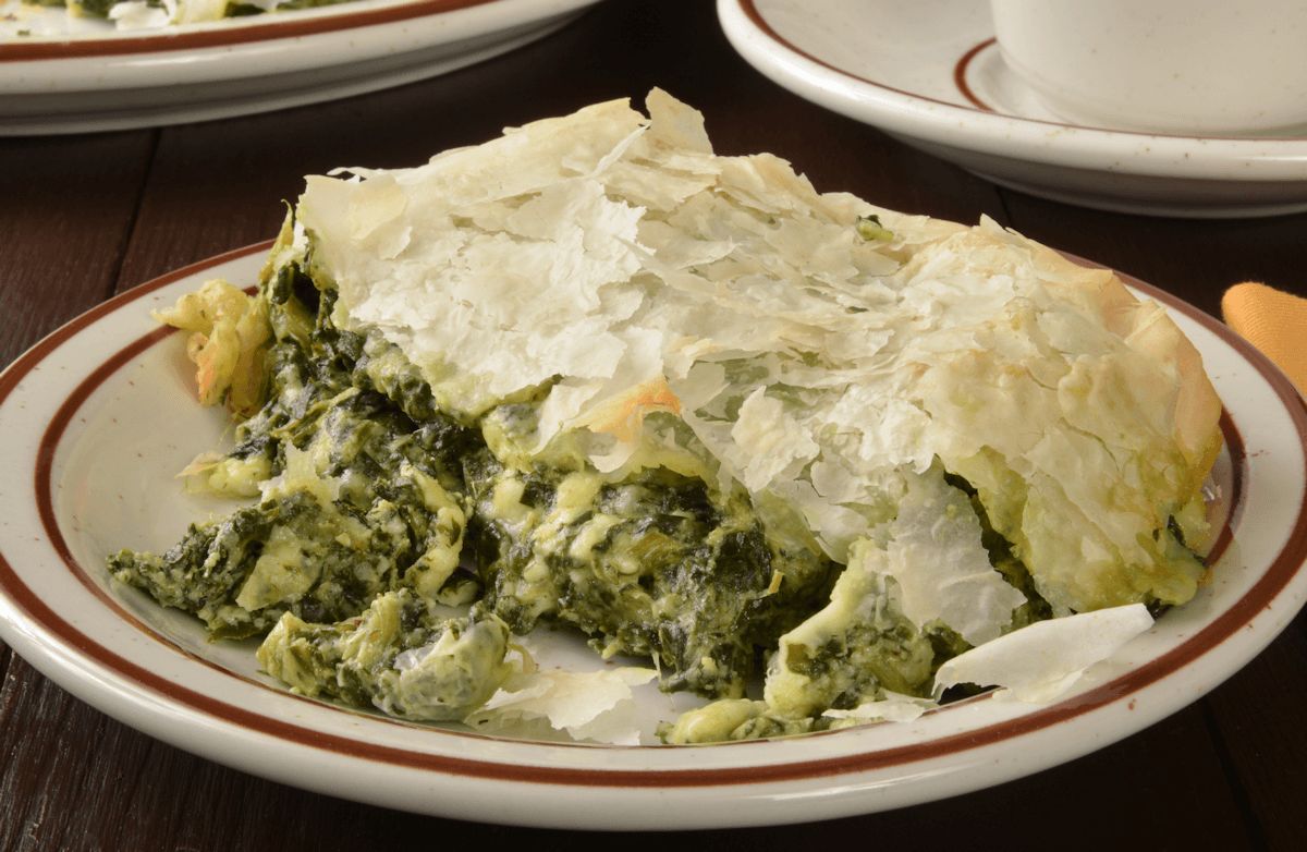 Kale, Spinach and Mushroom Pie