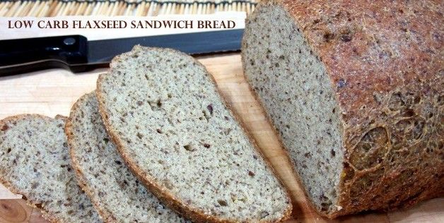 Low Carb Flax Almond Bread 12 slices
