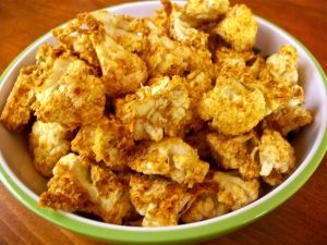 Raw Cauliflower Popcorn