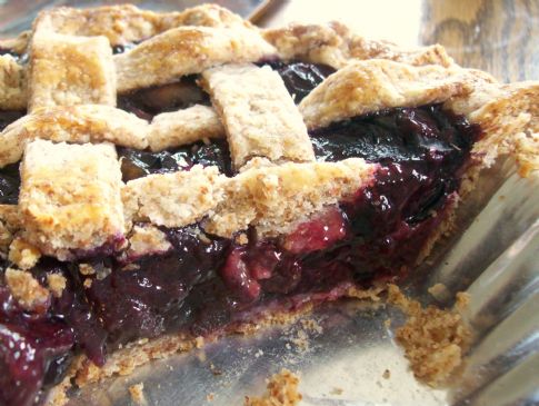 Honeyed Date Blueberry Pie