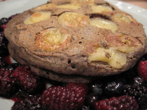 Buckwheat Pancakes (with or without Bananas!)
