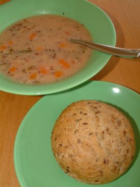 2 tin soup with Quinoa