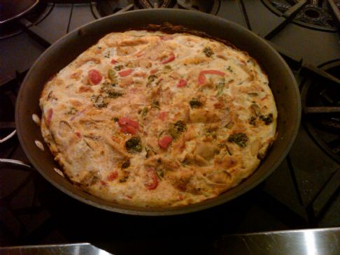 Chicken and Veggie Egg WhiteFrittata