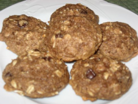 Banana Oatmeal Almond Cookies