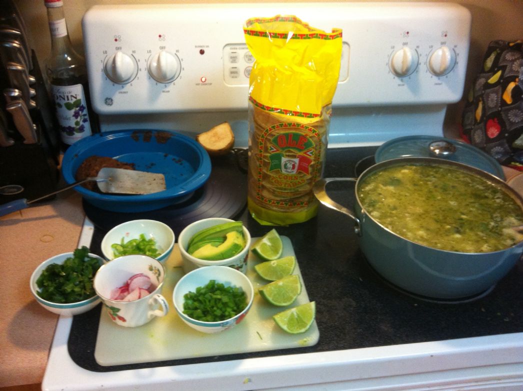 Green Chicken Posole/Pozole (Posole/Pozole Verde)