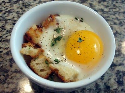 Breakfast Eggs en Cocotte