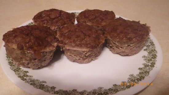 Deer meat meatloaf