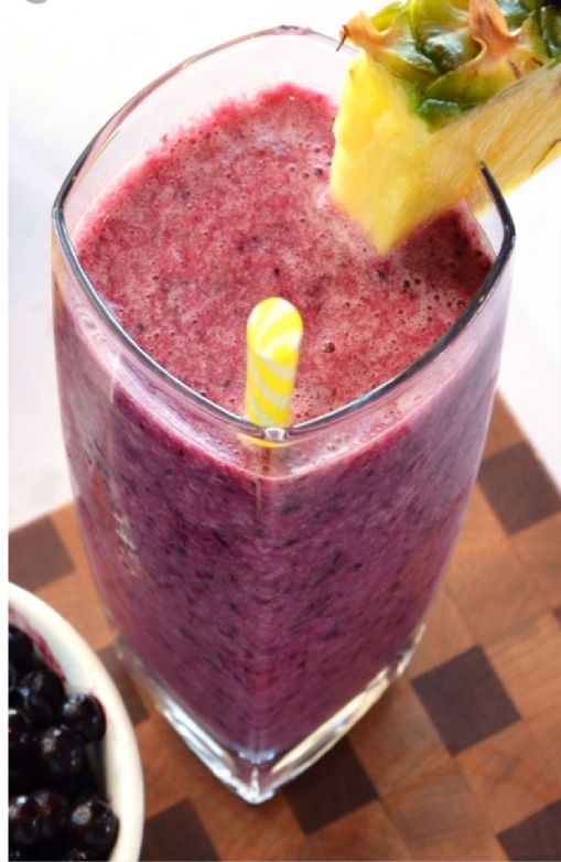 Tropical Blueberry Smoothie