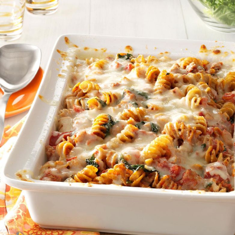 Italian Bratwurst Pasta Bake