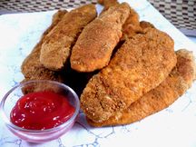 Fiber-ific Fried Chicken Strips